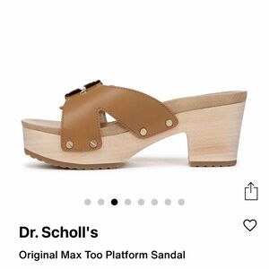 Dr. Scholl's Camel Original Max Too Platform Sandal